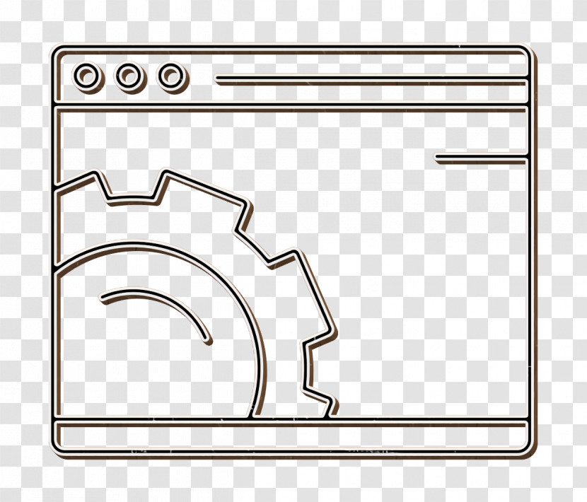 Browser Icon Marketing And SEO Icon Content Management Icon Transparent PNG