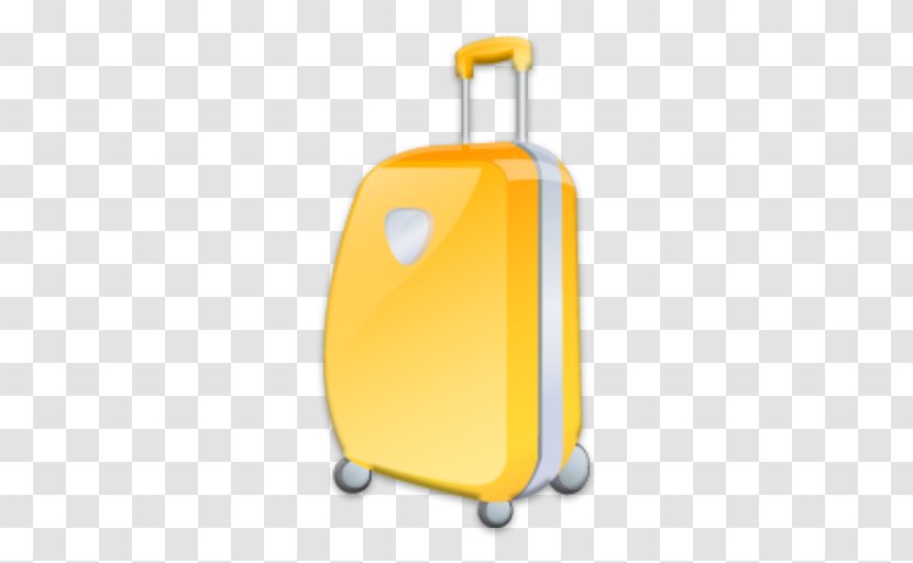 Suitcase - Orange Transparent PNG