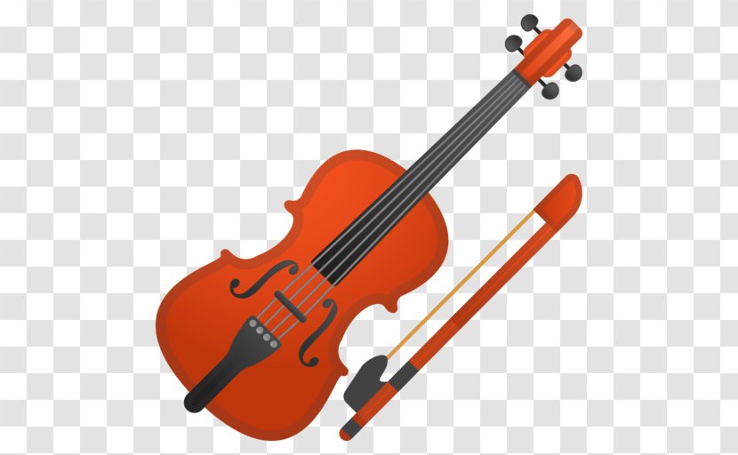 Electric Violin Emoji Musical Instruments Fingerboard - Silhouette - Violine Transparent PNG