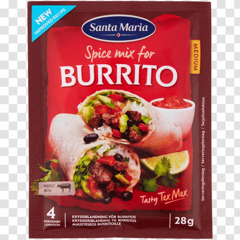 Burrito Taco Mexican Cuisine Salsa Tex-Mex - Meat Transparent PNG