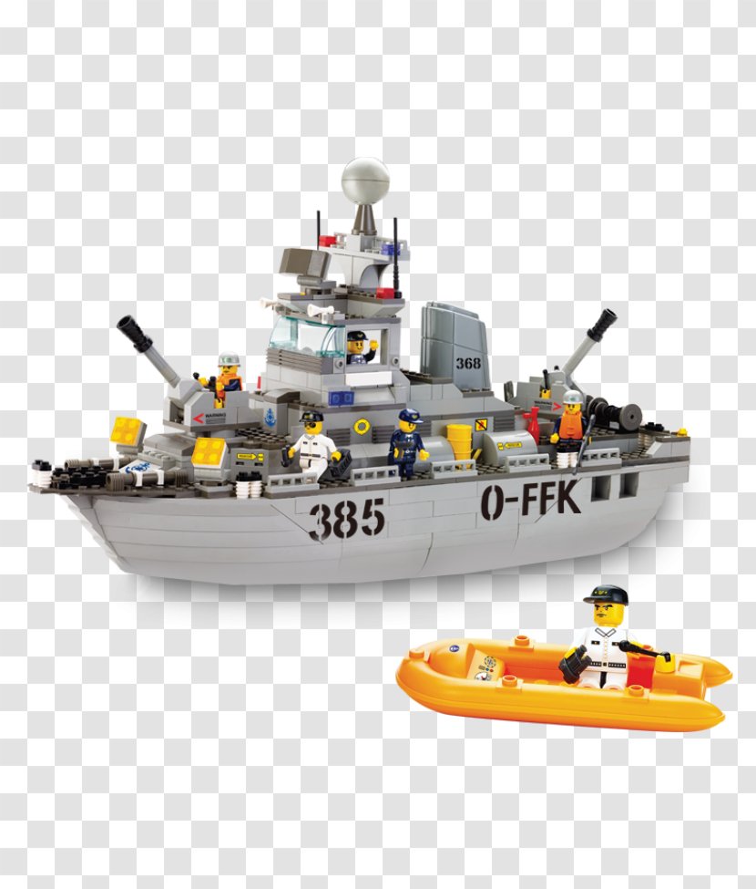 Destroyer Navy Military Toy Block Naval Ship - Army Transparent PNG