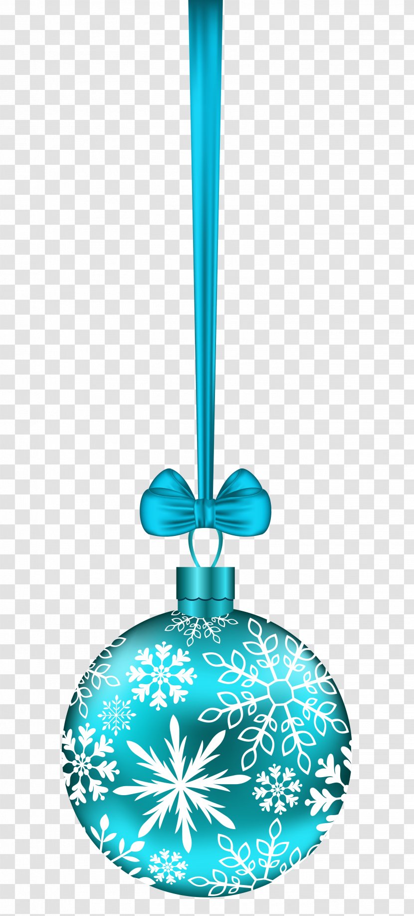 Christmas Ornament Clip Art - Blue - Mistletoe Transparent PNG