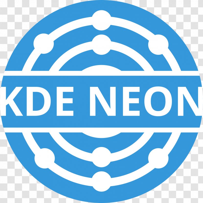 KDE Neon Logo - Watercolor - FONT Transparent PNG