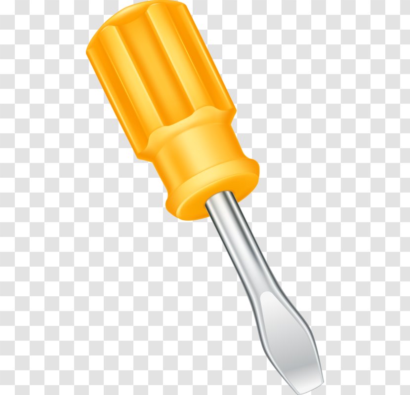 Screwdriver Hand Tool - Yellow Transparent PNG