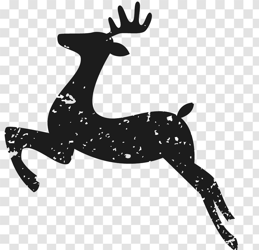 Santa Claus's Reindeer Christmas Day Paper - Tail - 10 Lords A Leaping Transparent PNG