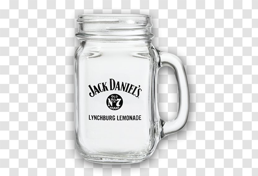 Glass Bottle Jack Daniel's Mason Jar Beer Glasses - Lynchburg Lemonade Transparent PNG