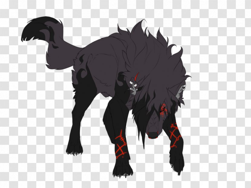 Gray Wolf Drawing Werewolf Pony - Horse Transparent PNG