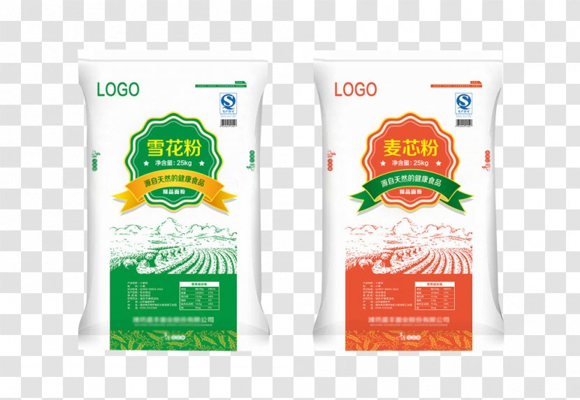 Bag Rice Packaging And Labeling Wheat - Flour - Bags Transparent PNG