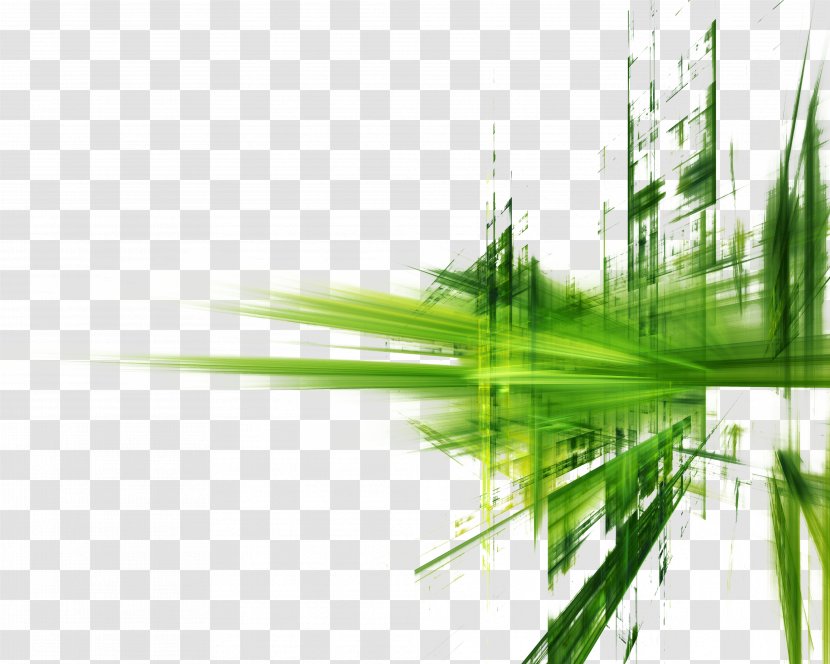 Abstract Art Stock Illustration - Green Background Sense Of Speed Transparent PNG