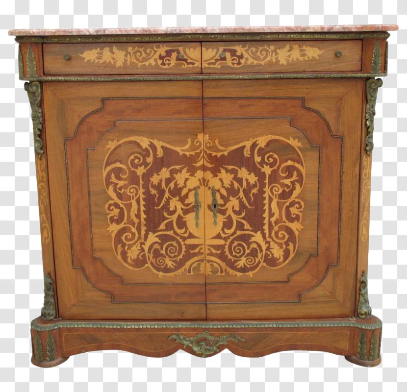 System Console Server Buffets & Sideboards Antique Marquetry - Furniture Transparent PNG