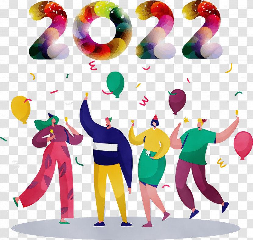 Birthday Party Confetti Balloon Transparent PNG