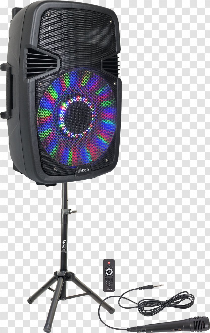 Powered Speakers Loudspeaker Sound Reinforcement System Microphone - Cartoon Transparent PNG