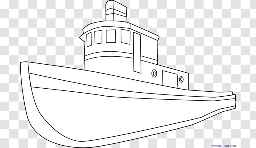 Clip Art Drawing Sailing Ship Boat - Line Transparent PNG