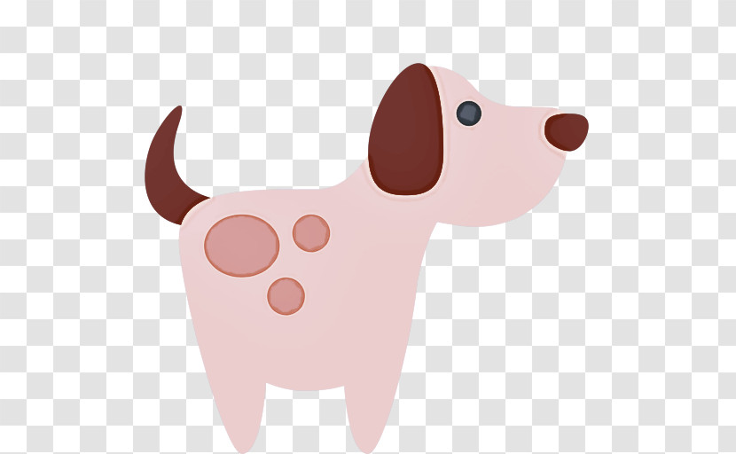 Puppy Dog Snout Pink M Transparent PNG