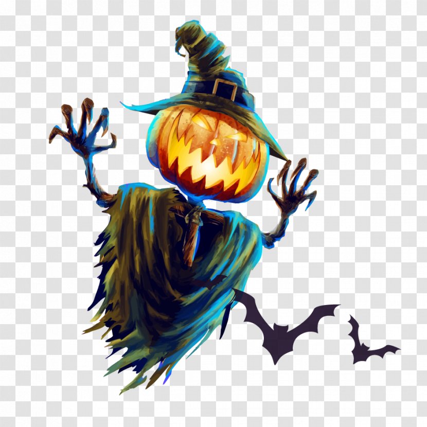 Halloween Party - Scarecrow Transparent PNG