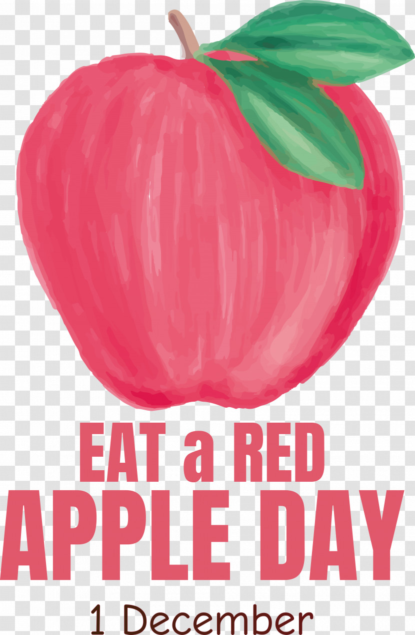 Red Apple Eat A Red Apple Day Transparent PNG