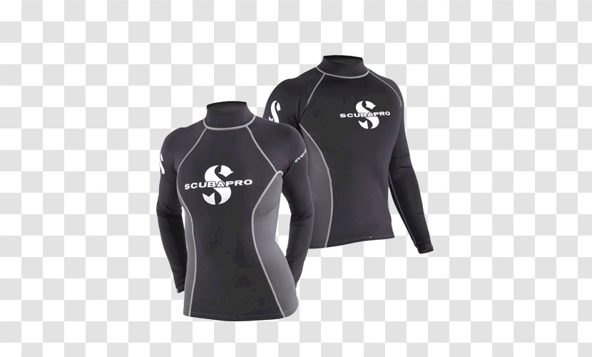 T-shirt Rash Guard Scuba Diving Wetsuit Scubapro - Equipment Transparent PNG