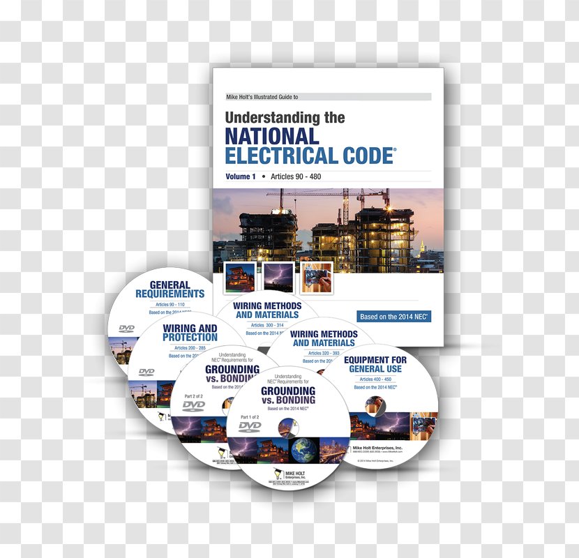 Mike Holt's Illustrated Guide To Understanding The National Electrical Code, Volume 1, Articles 90-480, Based On 2017 NEC - Brand - Wires Cable Transparent PNG