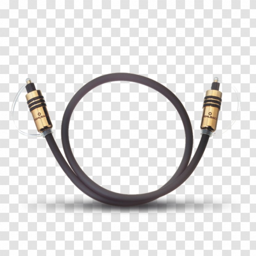 TOSLINK Electrical Cable Oehlbach RCA Audio/phono Optics Optical Fiber - Toslink - Coaxial Transparent PNG