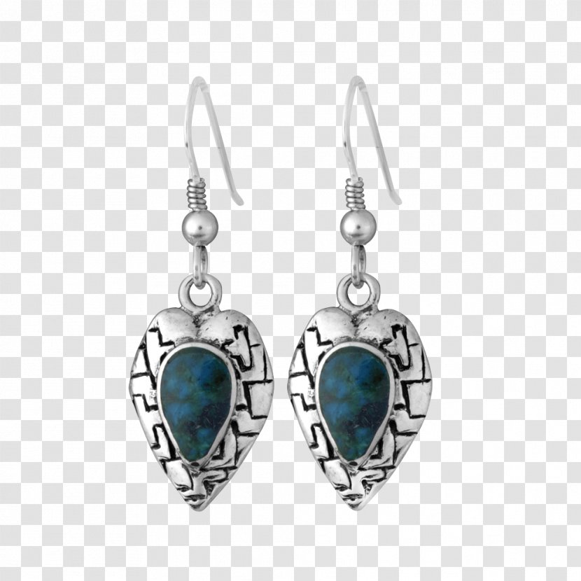 Turquoise Eilat Stone Earring Gold - Body Jewelry Transparent PNG