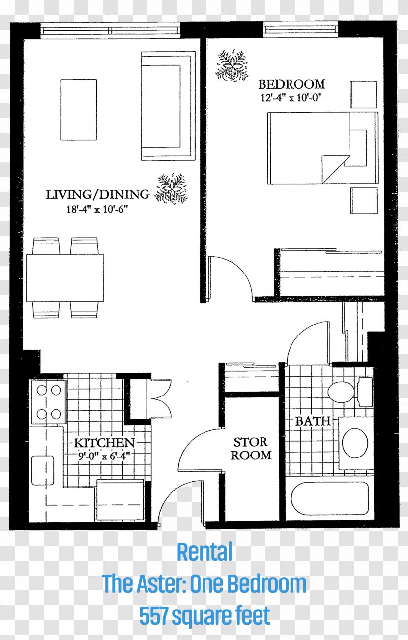 Floor Plan Architecture Christie Gardens Apartments & Care Exeter House - Monochrome Transparent PNG
