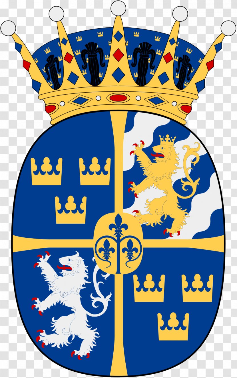 Coat Of Arms Sweden Crest Hertiginna - Royal Highness - Princess Transparent PNG