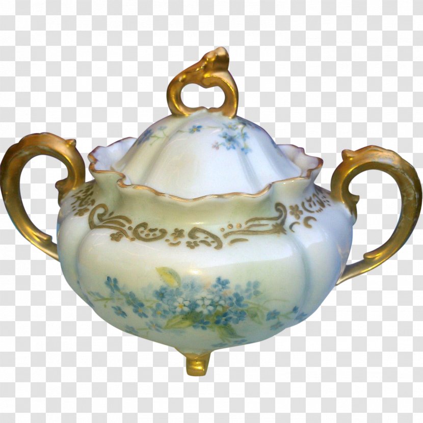 Tureen Porcelain Kettle Teapot Tennessee - Dinnerware Set - Hand-painted Flowers Decorated Transparent PNG