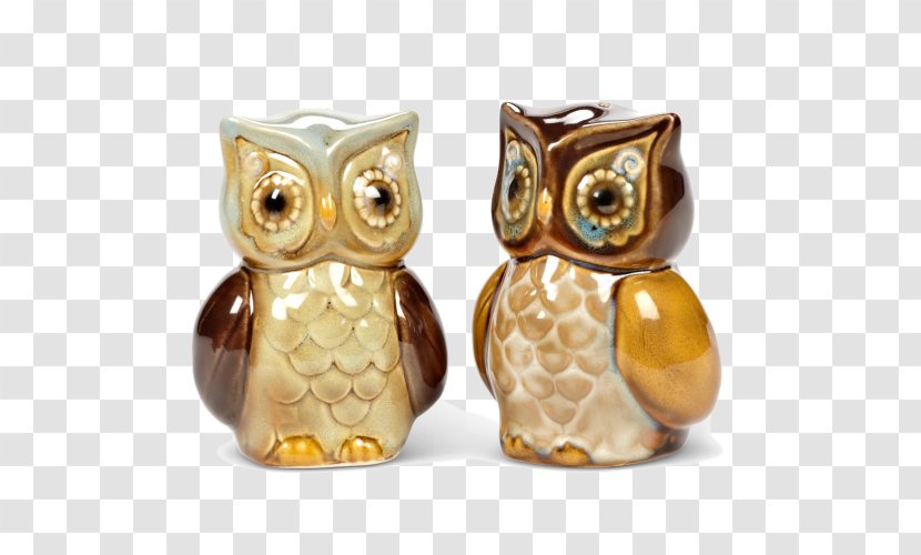 Salt And Pepper Shakers Black Owl Ceramic - Gift Transparent PNG