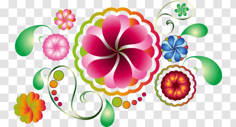 Flower Floral Design Clip Art - Arranging - Colorful Flowers Transparent PNG
