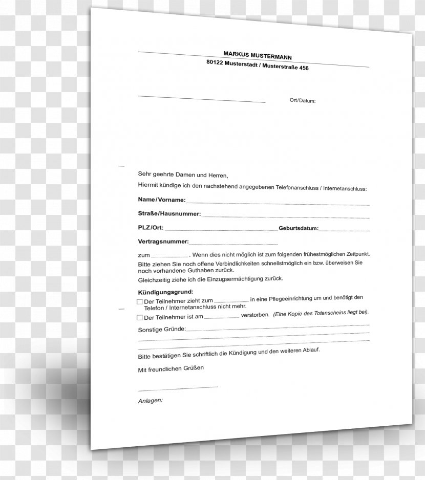 Document Line Brand - Paper Transparent PNG
