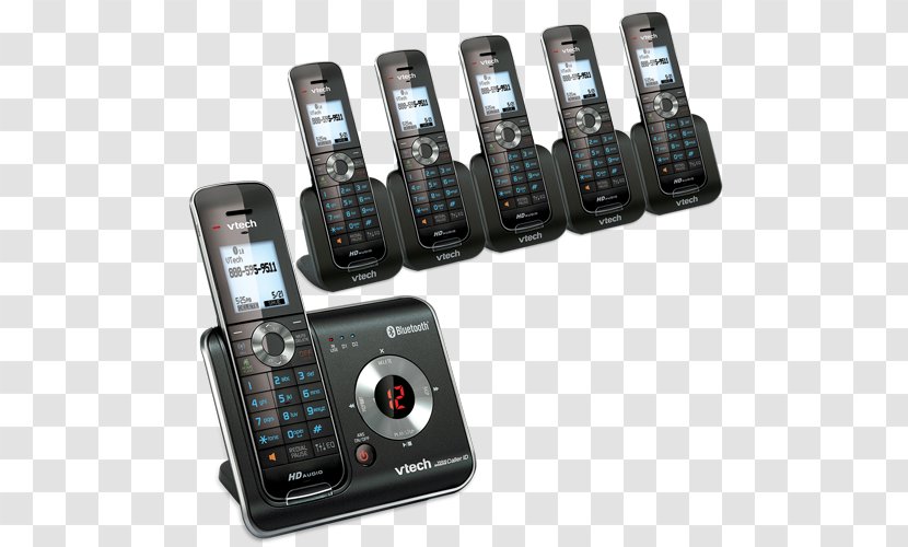 Feature Phone Answering Machines Handset Digital Enhanced Cordless Telecommunications Vtech DS6472 - Machine Transparent PNG