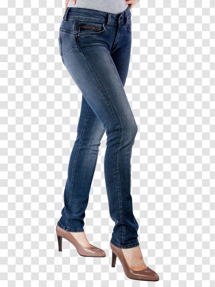 Pepe Jeans Denim Slim-fit Pants Shoe - Absatz Transparent PNG