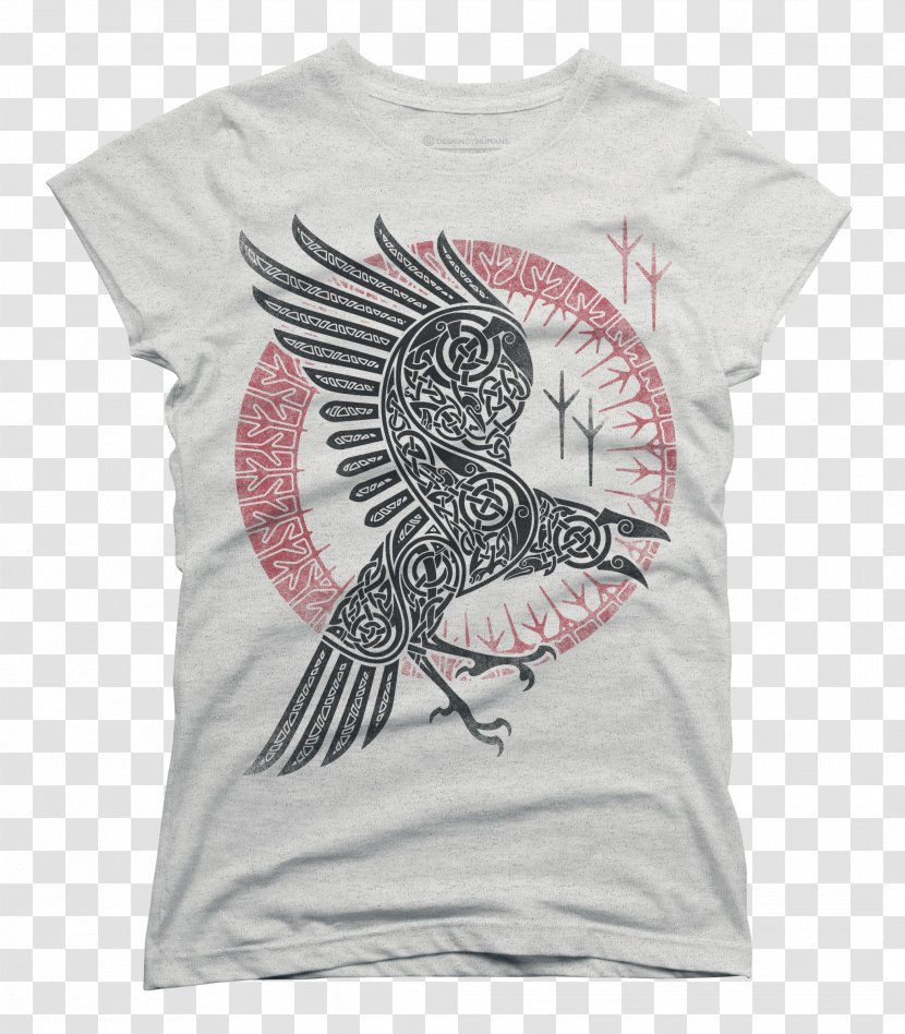 T-shirt Raven Banner Odin Common Spreadshirt - Neck Transparent PNG