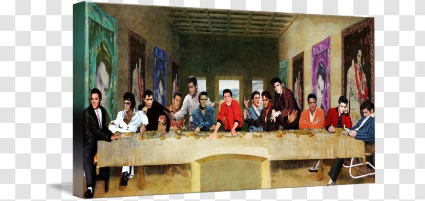 The Last Supper Art Imagekind Gallery Wrap Canvas - Elvis Presley Transparent PNG