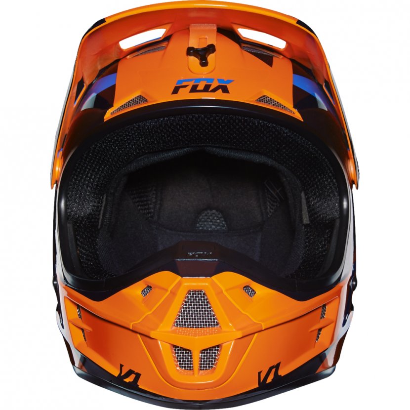 Motorcycle Helmets Fox V1 Mako Motocross Helmet Orange M (57/58) - Tree - Alias Mx Gear Transparent PNG