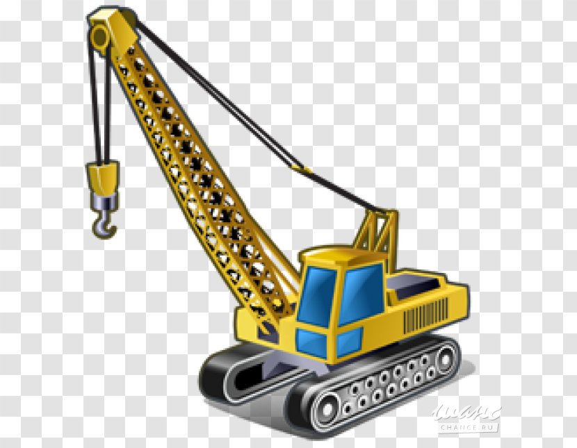 Crane Architectural Engineering クローラークレーン Clip Art - Building Materials Transparent PNG