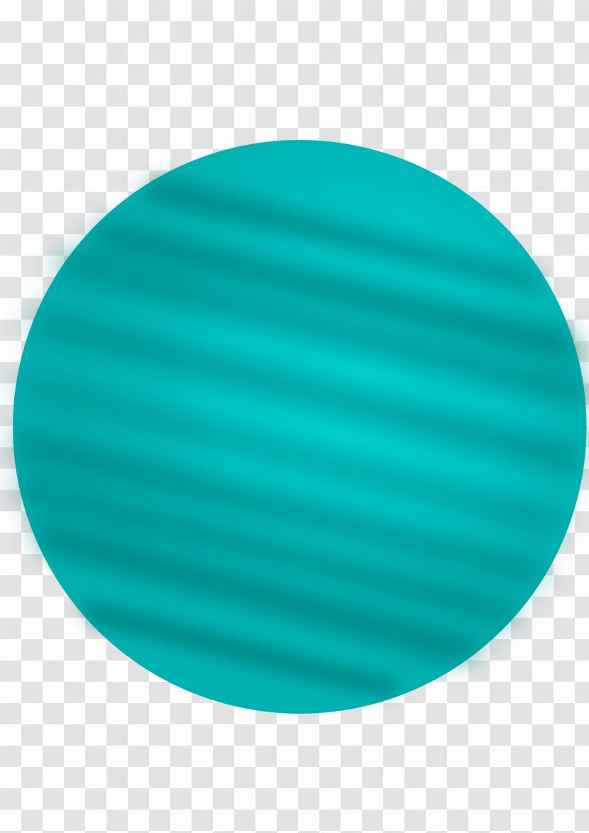 Turquoise Circle - Teal - Uranus Transparent PNG