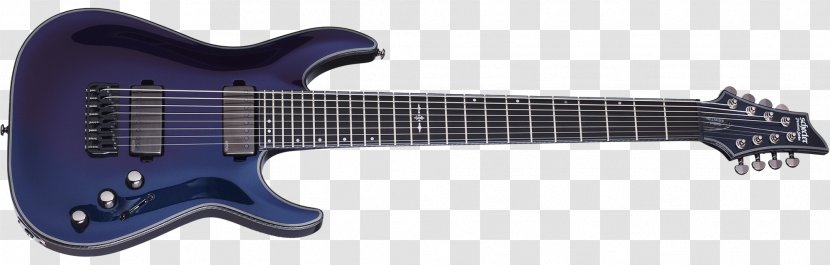 Schecter C-1 Hellraiser FR Guitar Research Electric Seven-string - Neck Transparent PNG