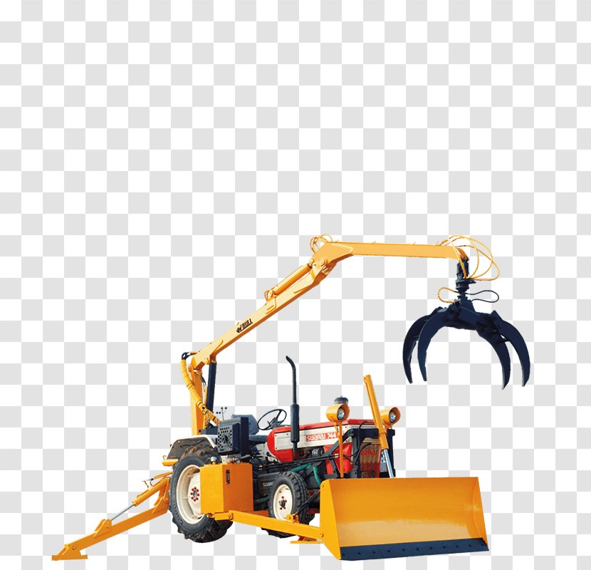 Bull Machines Pvt Ltd Backhoe Loader Tractor - Jcb - Grapple Transparent PNG