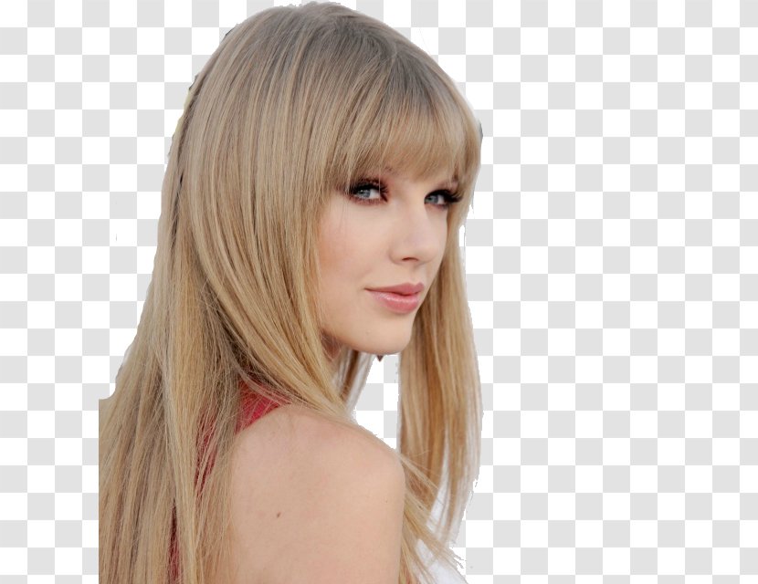 Taylor Swift Bangs Hairstyle Red Singer-songwriter - Tree Transparent PNG