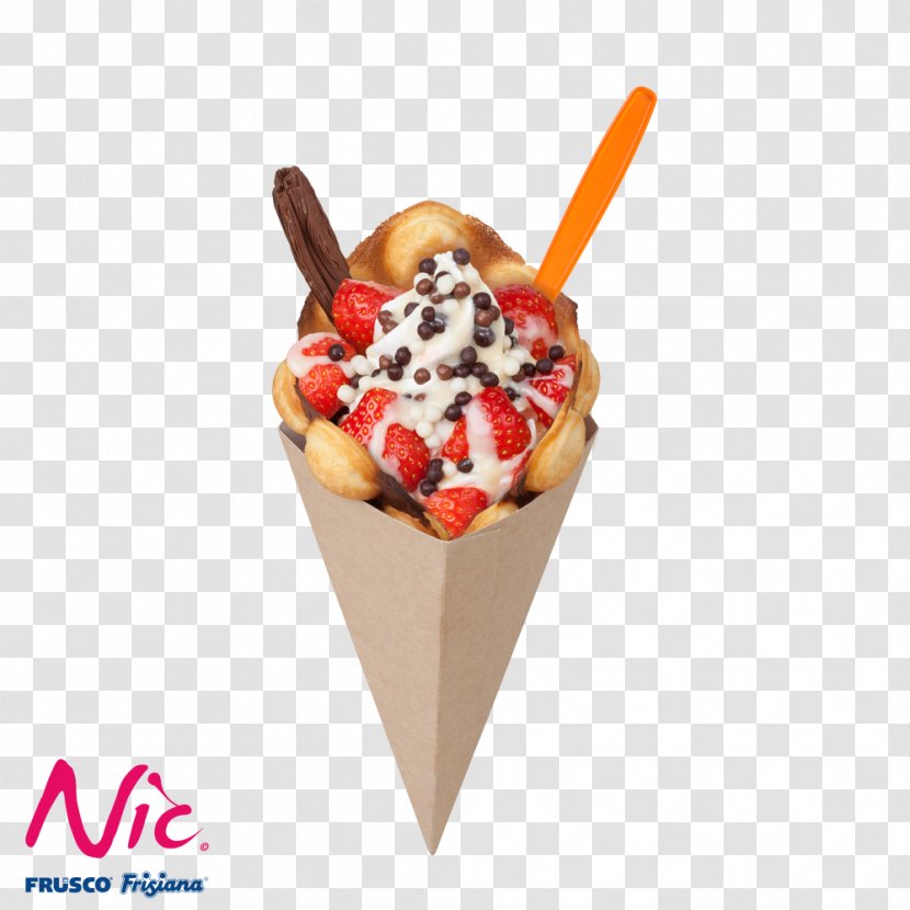 Sundae Ice Cream Cones Waffle Milkshake - Pie - Bubble Transparent PNG