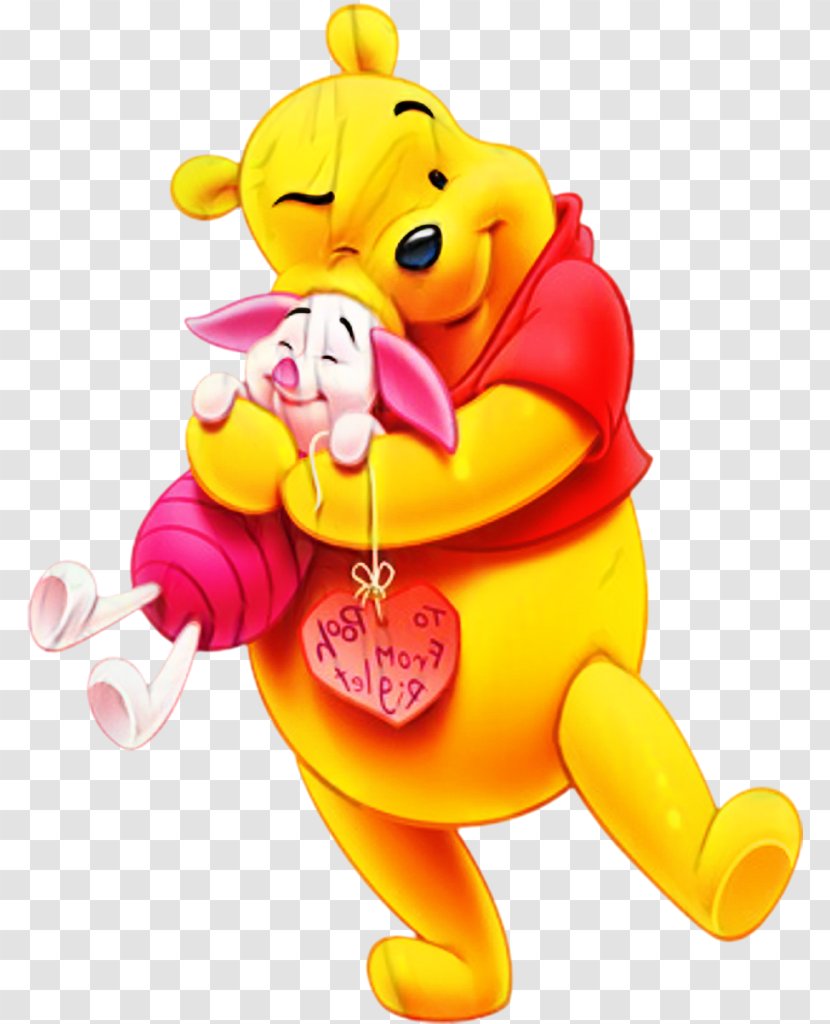 Piglet Stuffed Animals & Cuddly Toys Eeyore Clip Art Winnie-the-Pooh - Yellow Transparent PNG