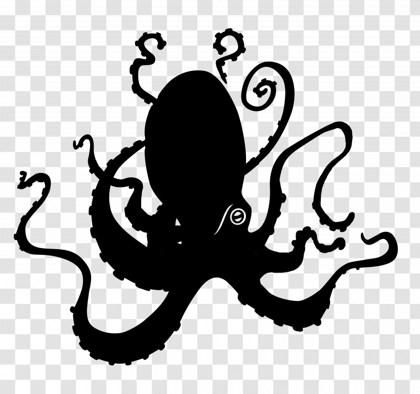 Octopus Watercolor Painting Silhouette Creativity Clip Art - Spanish - Cephalopod Transparent PNG