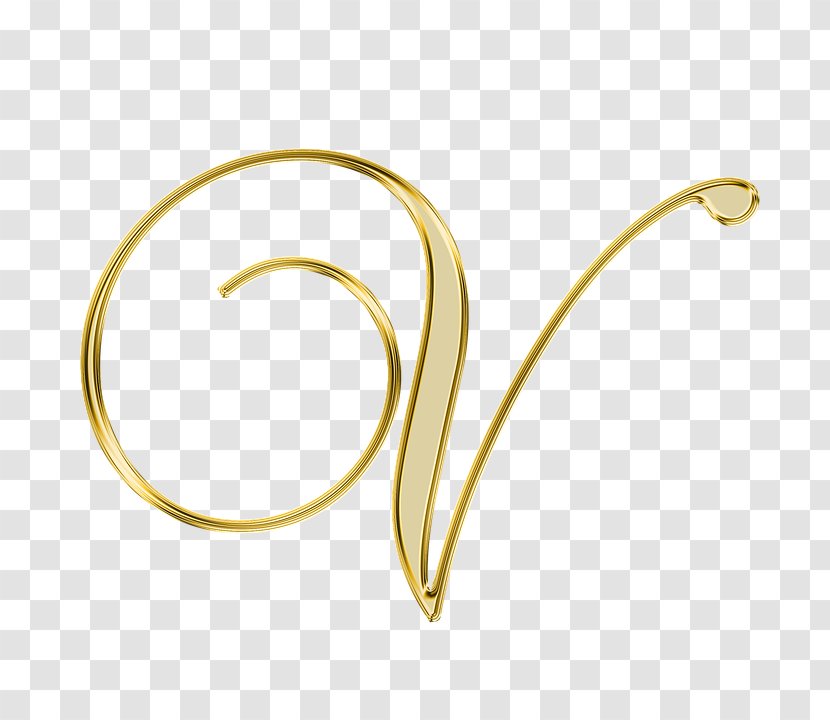 Letter Alphabet V Font - Fashion Accessory - Jewellery Transparent PNG