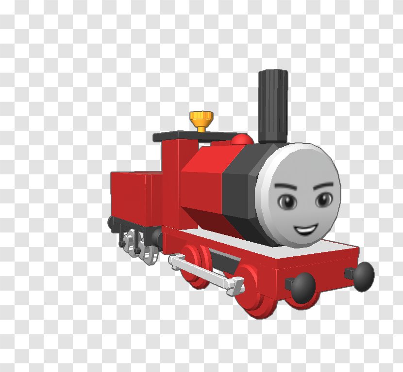 Thomas Train Rail Transport Blocksworld James The Red Engine - Wreck Transparent PNG