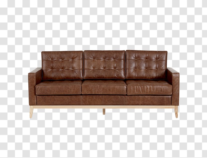 Sofa Bed Couch Leather - Design Transparent PNG