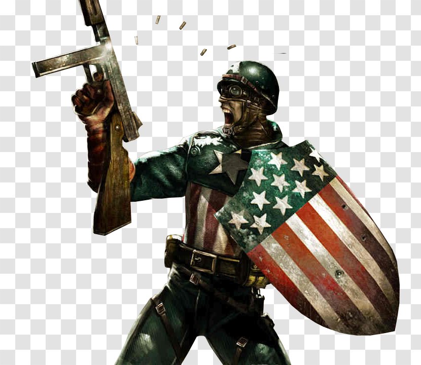 Captain America Second World War United States Film Marvel Cinematic Universe - Figurine - Game Light Efficiency Transparent PNG