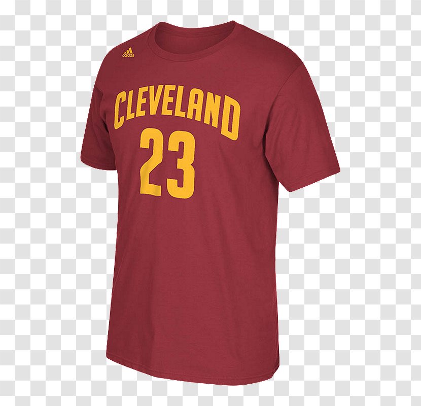 T-shirt Cleveland Cavaliers Sports Fan Jersey Sleeve NBA - Active Shirt - Cavs Basketball Court Transparent PNG