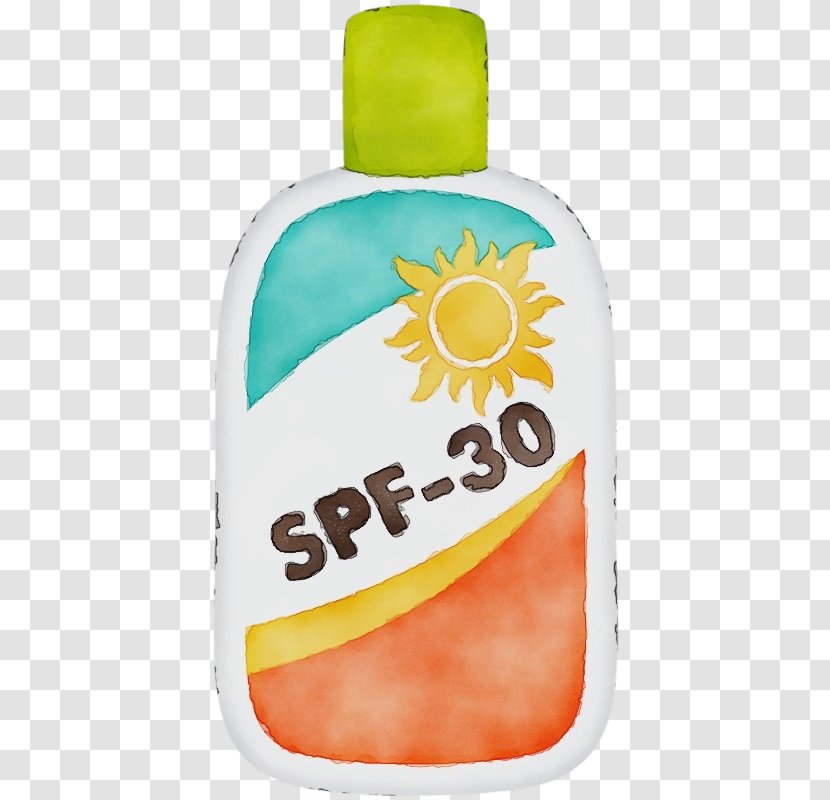 Yellow Fruit Plant Bottle Drink - Wet Ink - Water Transparent PNG