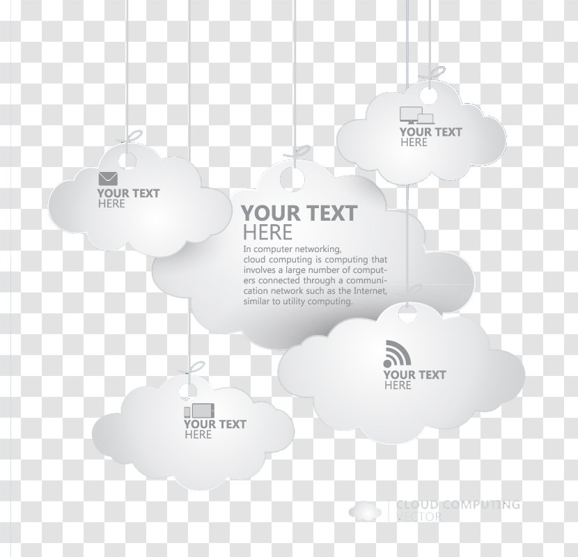 Brand Graphic Design Diagram - Product - Paper-cut Hanging Cloud Background Vector Material Transparent PNG